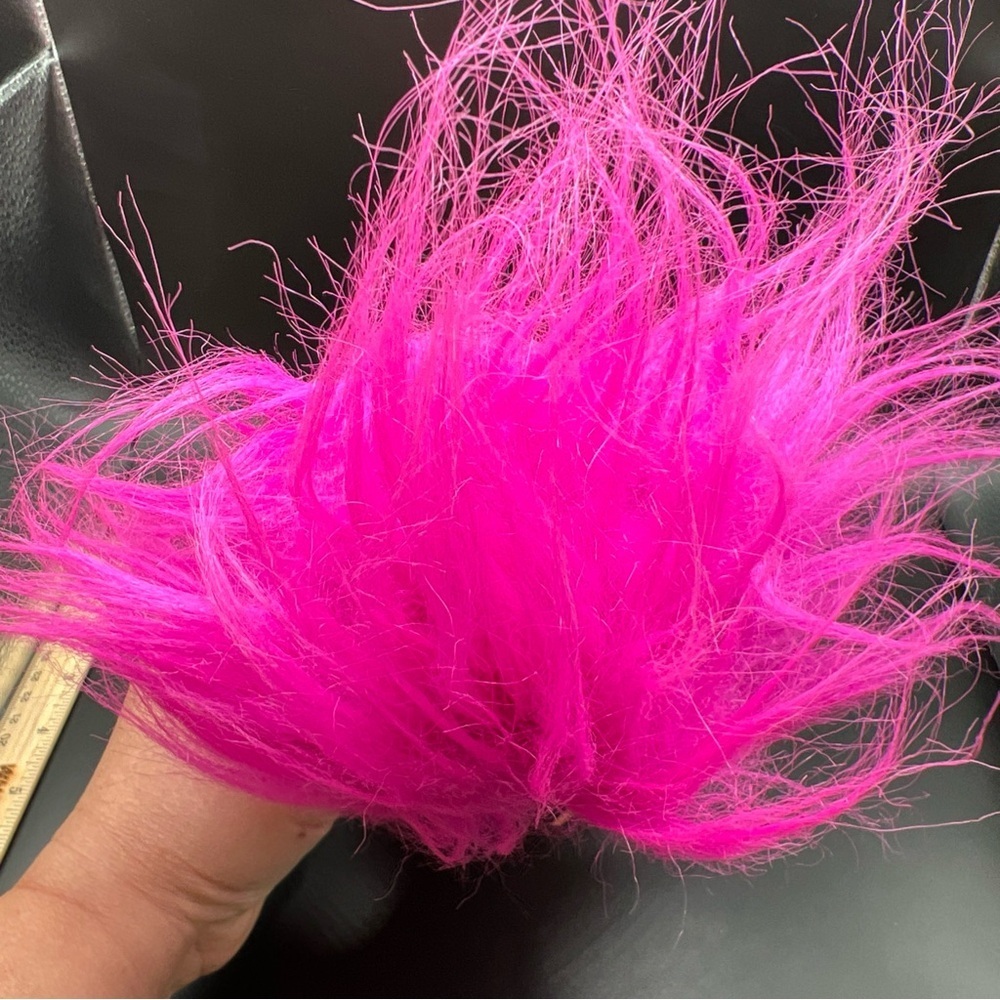 Vintage Russ Troll Doll Pink Hair Two Piece Swim Bathing Suit Pink Bikini - Picture 12 of 12